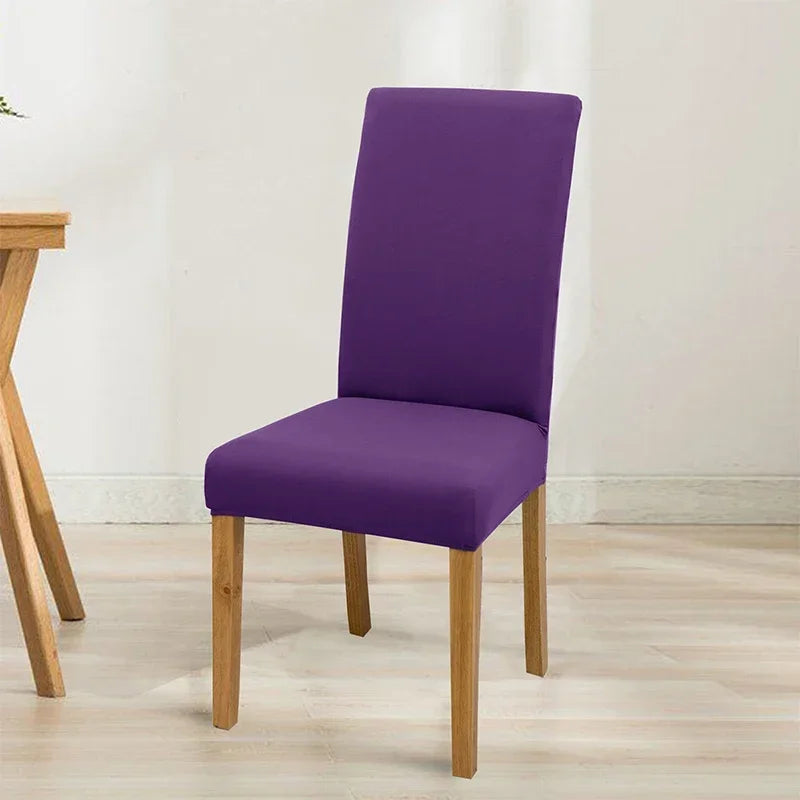 Solid Stretch Chair Cover - Perfect Fit