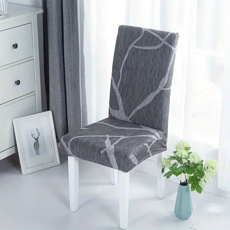 Stretch Printed Chair Cover - Perfect Fit