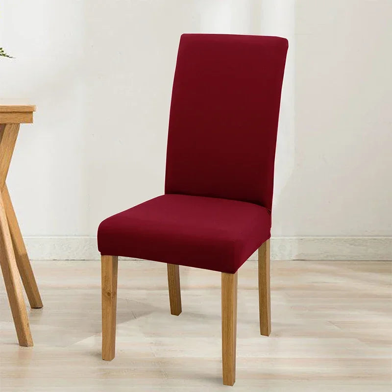 Solid Stretch Chair Cover - Perfect Fit