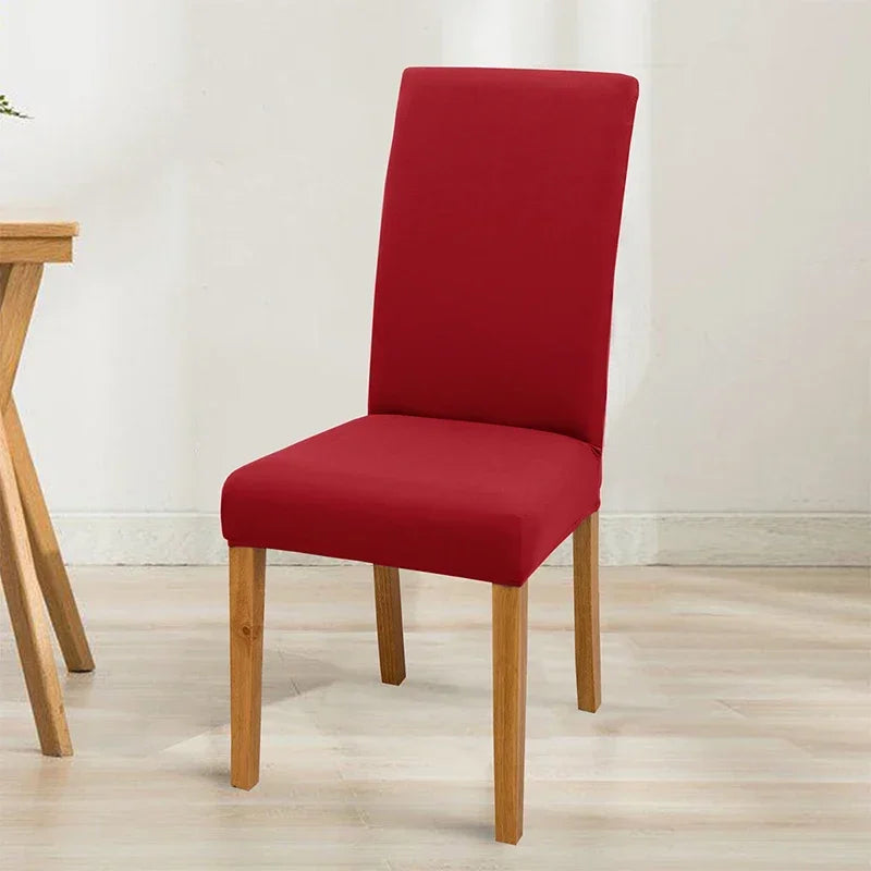 Solid Stretch Chair Cover - Perfect Fit