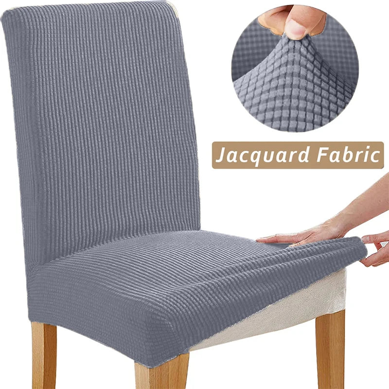 Jacquard stretch chair cover - Universal fit