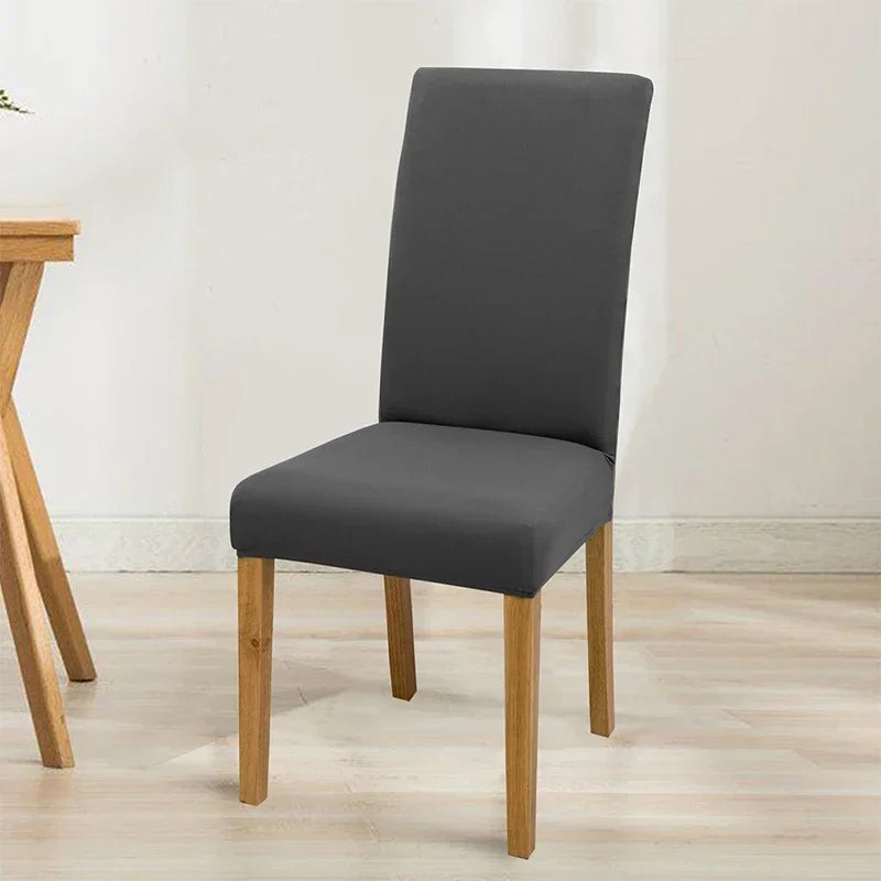 Solid Stretch Chair Cover - Perfect Fit
