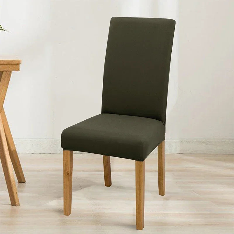 Solid Stretch Chair Cover - Perfect Fit