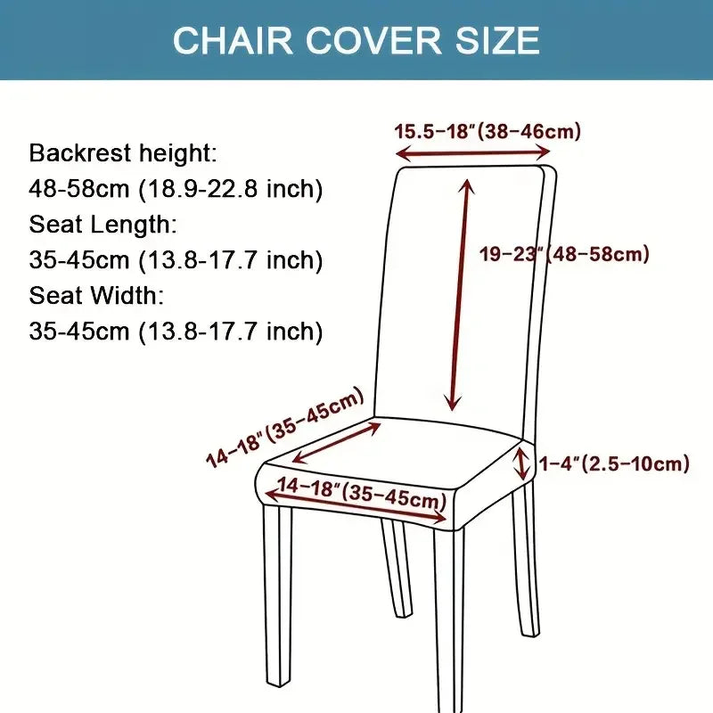 Stretch Printed Chair Cover - Perfect Fit