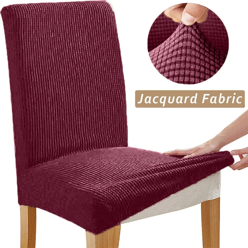 Jacquard stretch chair cover - Universal fit