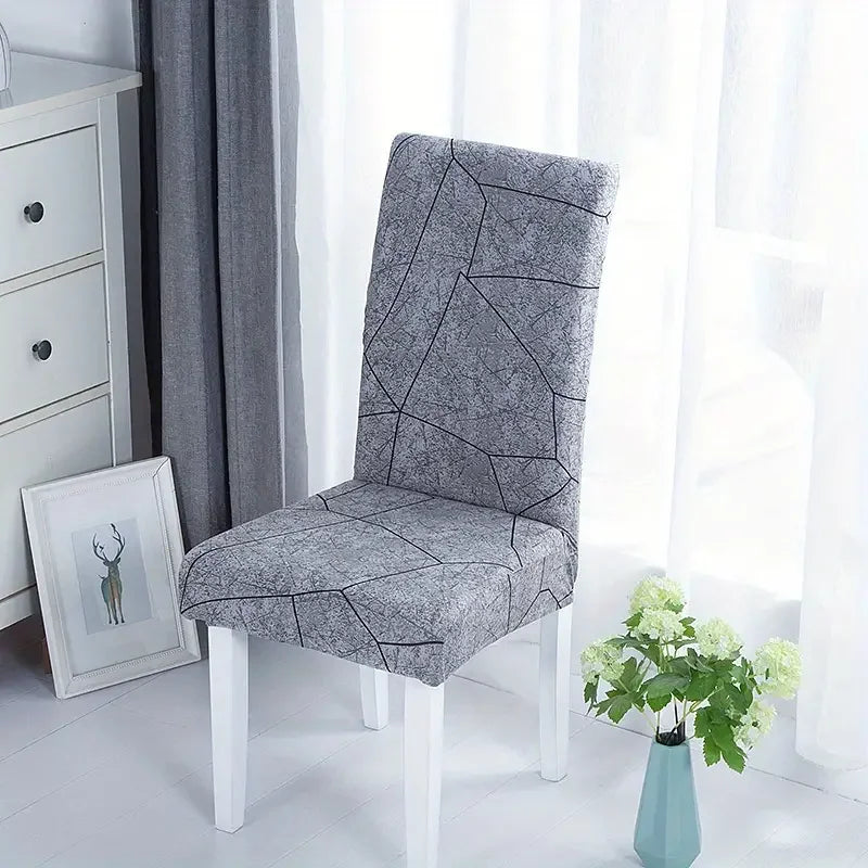 Stretch Printed Chair Cover - Perfect Fit
