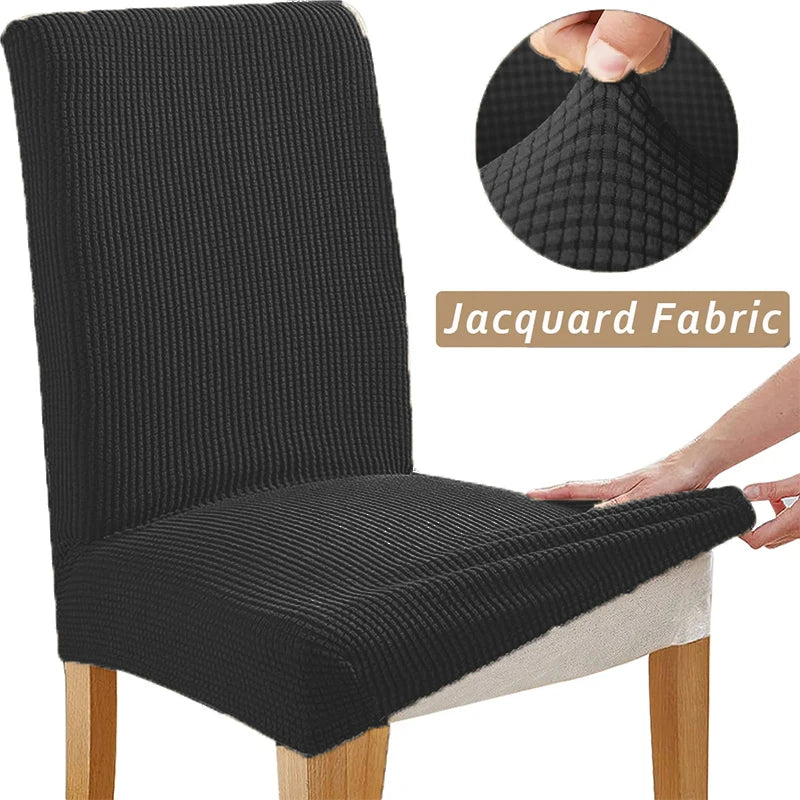 Jacquard stretch chair cover - Universal fit