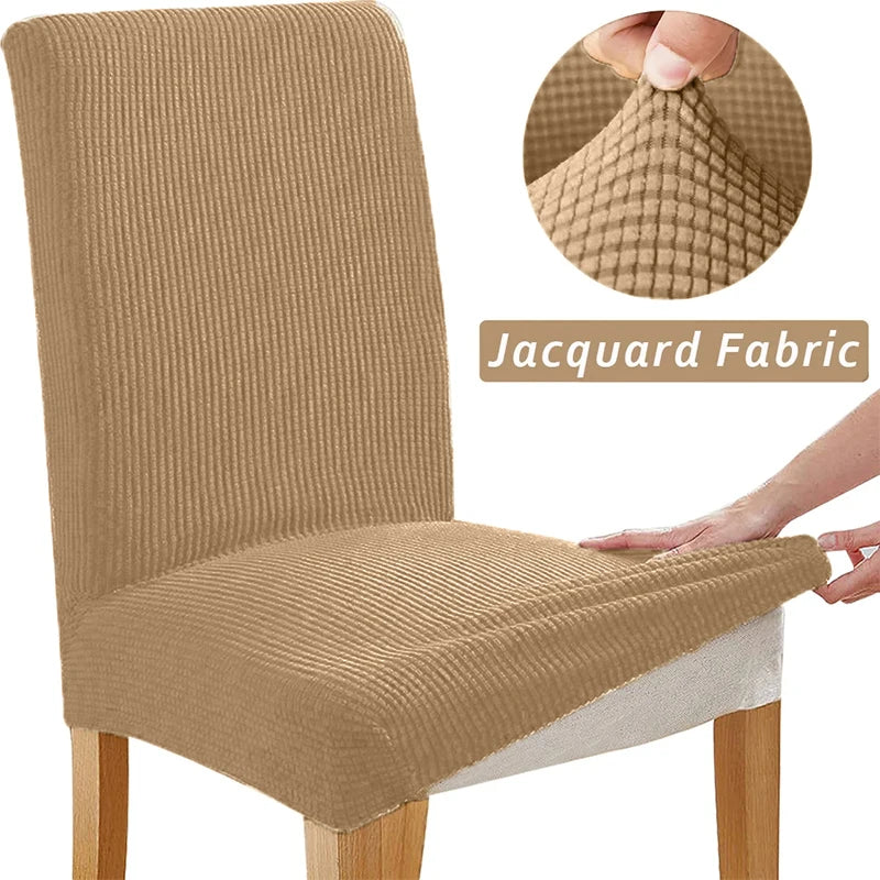 Jacquard stretch chair cover - Universal fit