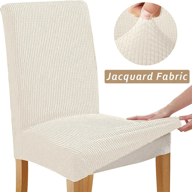 Jacquard stretch chair cover - Universal fit