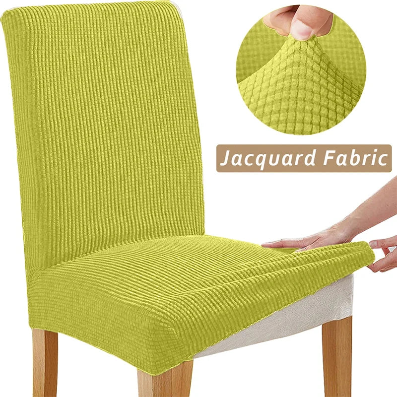 Jacquard stretch chair cover - Universal fit