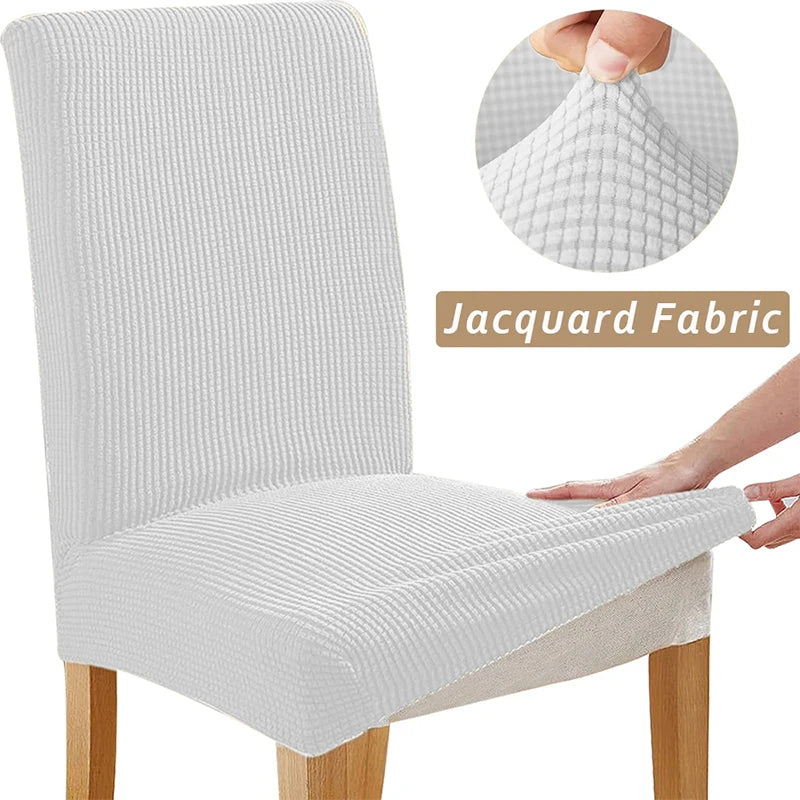 Jacquard stretch chair cover - Universal fit