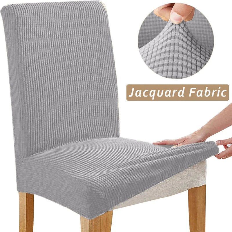 Jacquard stretch chair cover - Universal fit