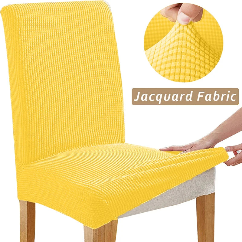 Jacquard stretch chair cover - Universal fit