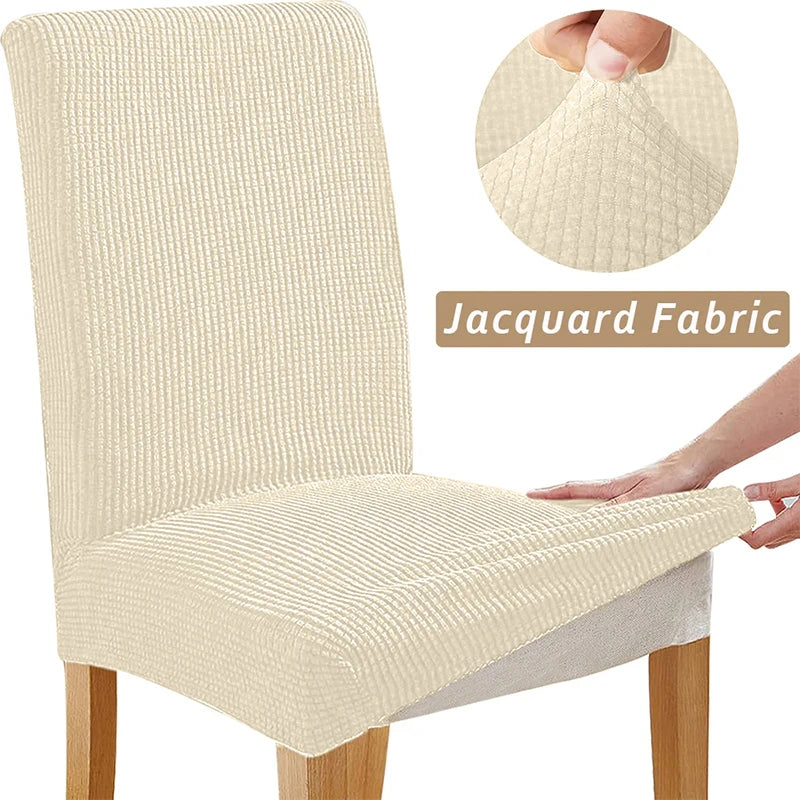 Jacquard stretch chair cover - Universal fit