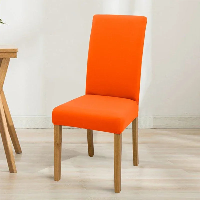 Solid Stretch Chair Cover - Perfect Fit