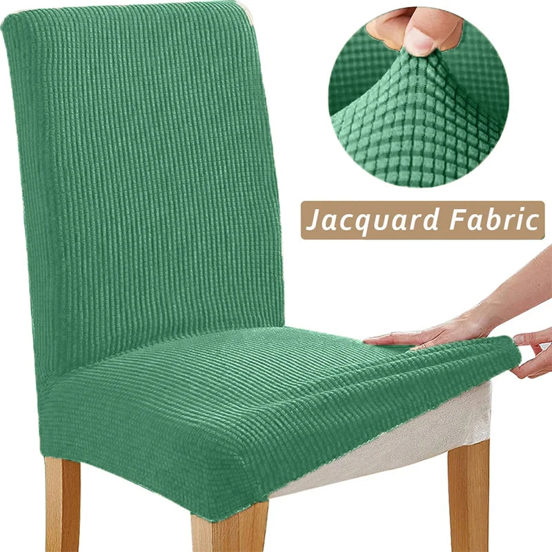 Jacquard stretch chair cover - Universal fit