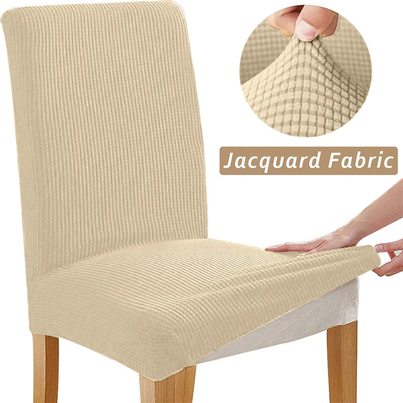 Jacquard stretch chair cover - Universal fit