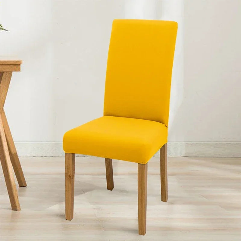 Solid Stretch Chair Cover - Perfect Fit