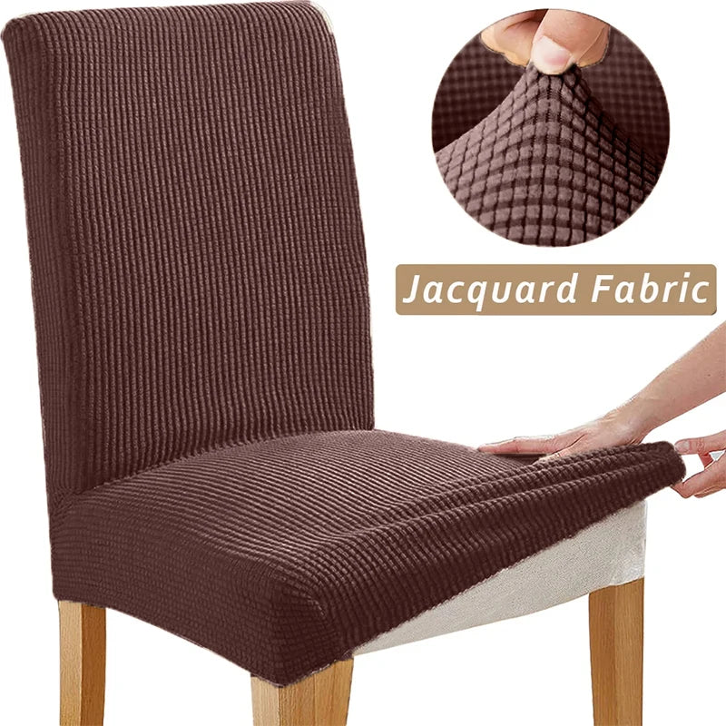 Jacquard stretch chair cover - Universal fit