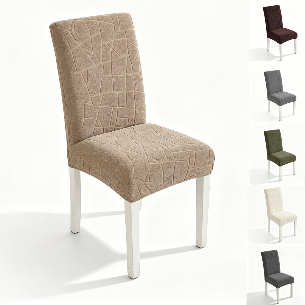 Housses de chaise EYEX extensibles en spandex jacquard pour la maison et les banquets housses de chaise de salle  manger lastiques avec ajustement parfait protgesiges antidrapants amovibles et lavables pour canap housse lastique une pice sada